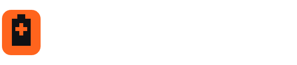 밧데리몬스터 산업용 배터리 공식 총판 로고 - 다크 헤더용